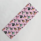 Witchy Kitties - Halloween Cats Yoga Mat Gallery Image 1