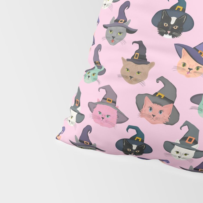 Witchy Kitties - Halloween Cats Pillow Sham Gallery Image 4