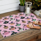 Witchy Kitties - Halloween Cats Outdoor Rug Gallery Image 2