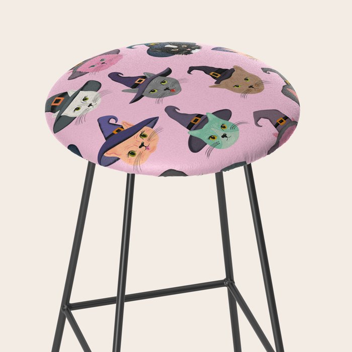 Witchy Kitties - Halloween Cats Stool Gallery Image 2