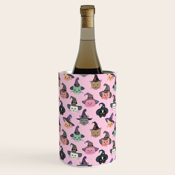 Witchy Kitties - Halloween Cats Wine Chiller Gallery Image 1