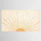 Boho Sun no. 5 Yellow Tablecloth Gallery Image 2