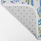 Colorful Coastal Chinoiserie  Bath Mat Gallery Image 2