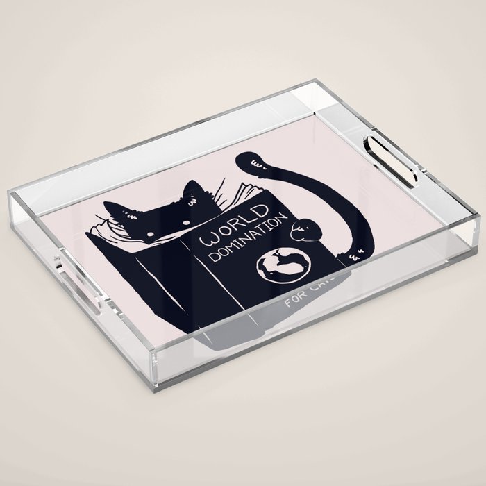 World Domination For Cats Acrylic Tray Gallery Image 1