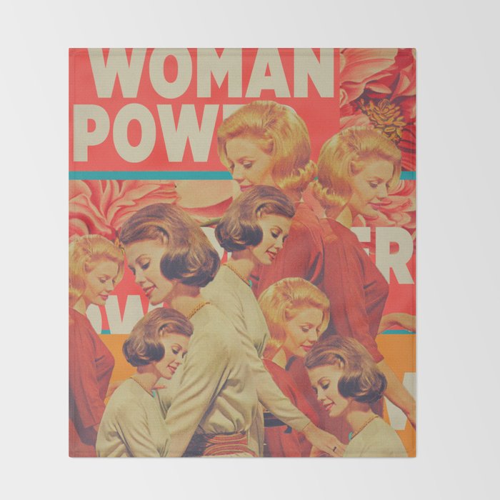 Woman Power Throw Blanket Gallery Image 2