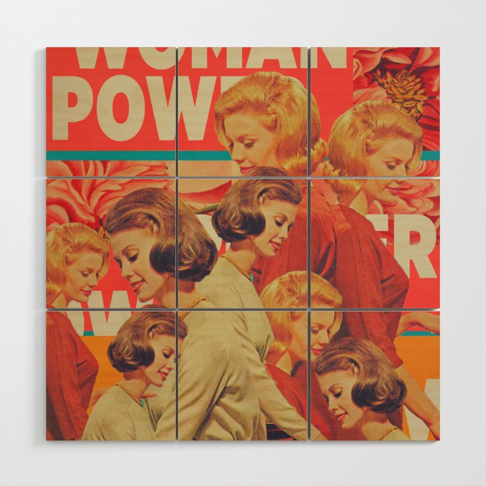 Woman Power Wood Wall Art Gallery Image 1