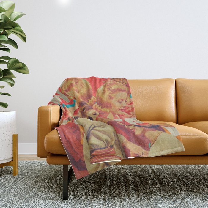 Woman Power Throw Blanket Gallery Image 1