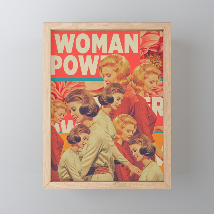 Woman Power Mini Art Print Gallery Image 1