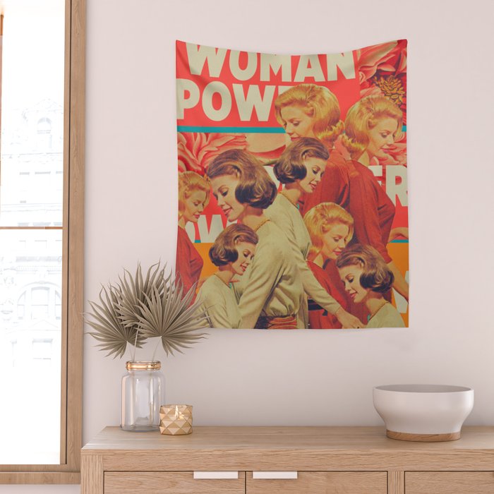 Woman Power Wall Tapestry Gallery Image 2