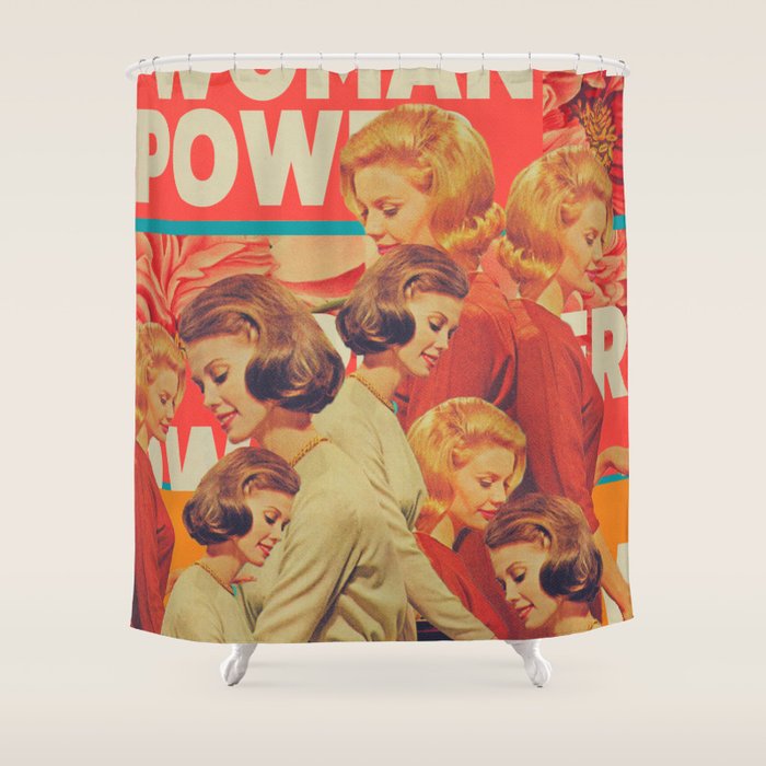 Woman Power Shower Curtain Gallery Image 1