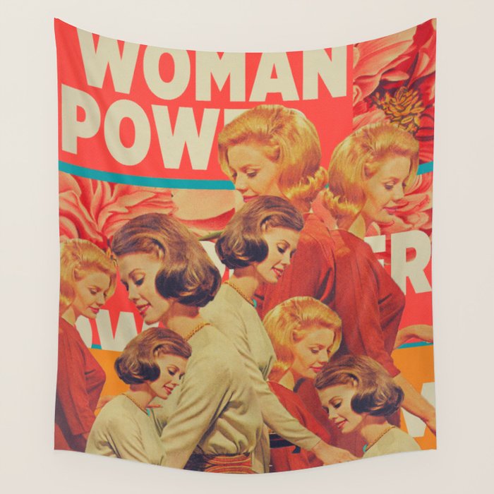Woman Power Wall Tapestry Gallery Image 4