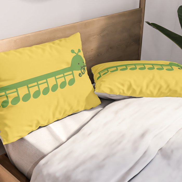 Caterpillar Song Pillow Sham Gallery Image 2