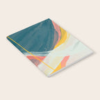 White Streams Through Pastel Shores | Abstract Shapes Design Notebook Gallery Image 2