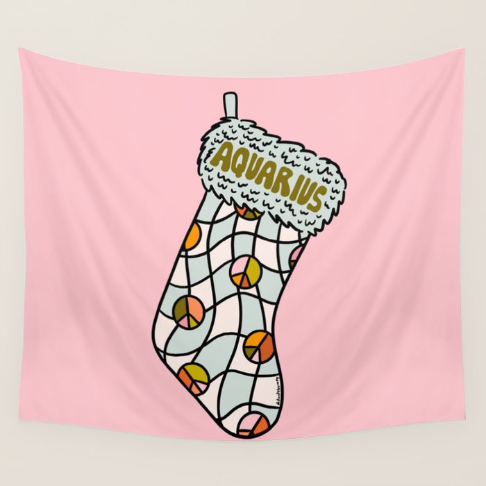 Aquarius Stocking Wall Tapestry Gallery Image 1