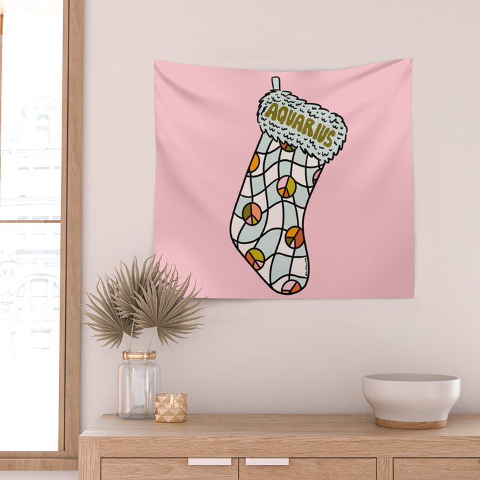 Aquarius Stocking Wall Tapestry Gallery Image 2