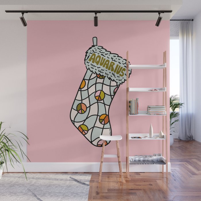 Aquarius Stocking Wall Mural Gallery Image 1