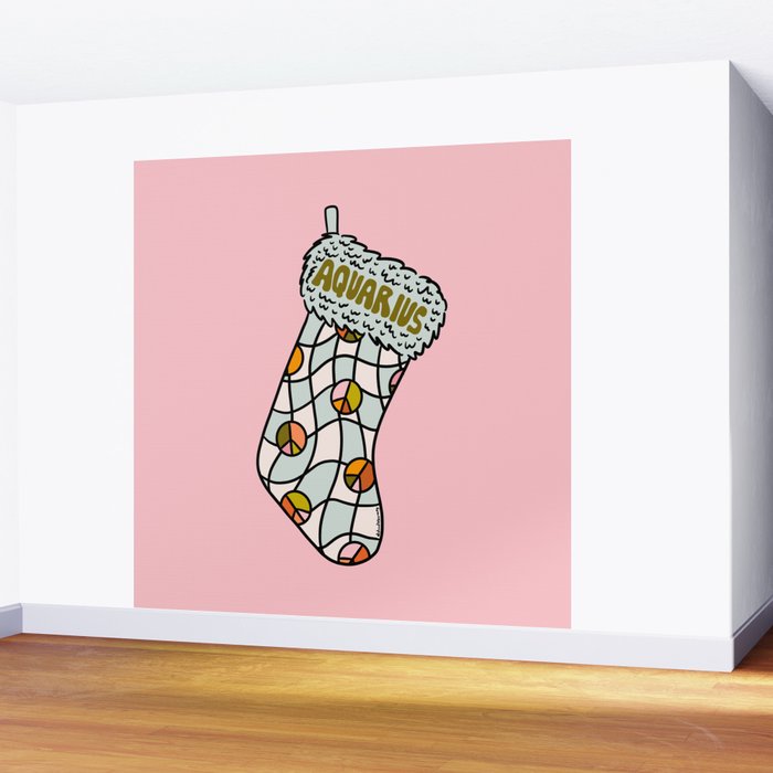 Aquarius Stocking Wall Mural Gallery Image 2