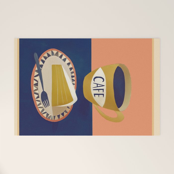 Coffee with Cake Welcome Mat Gallery Image 1