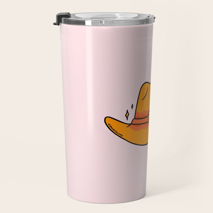 Gemini Cowboy Hat Travel Mug Gallery Image 3