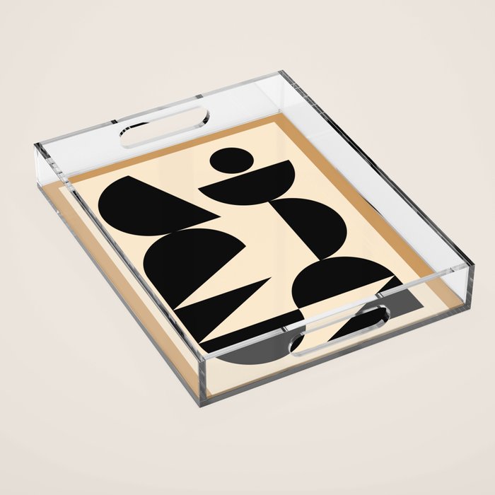 Modern geometric shapes 47 Acrylic Tray Gallery Image 1