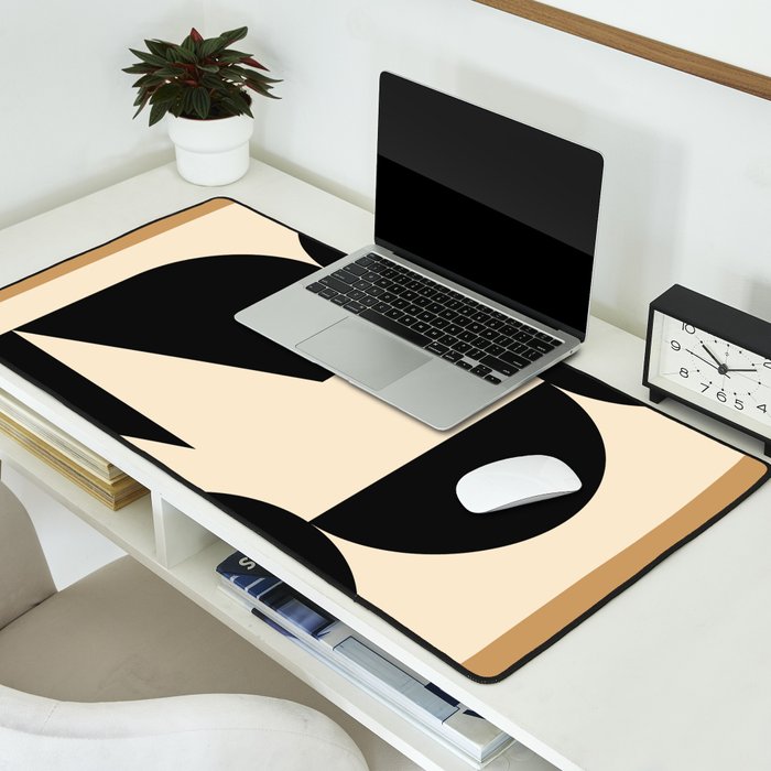 Modern geometric shapes 47 Desk Mat Gallery Image 2