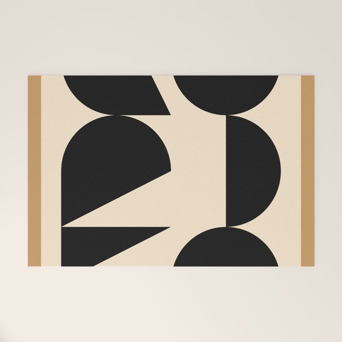 Modern geometric shapes 47 Welcome Mat Gallery Image 1