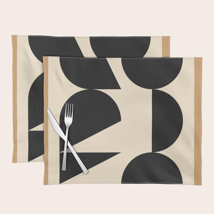 Modern geometric shapes 47 Placemat Gallery Image 1