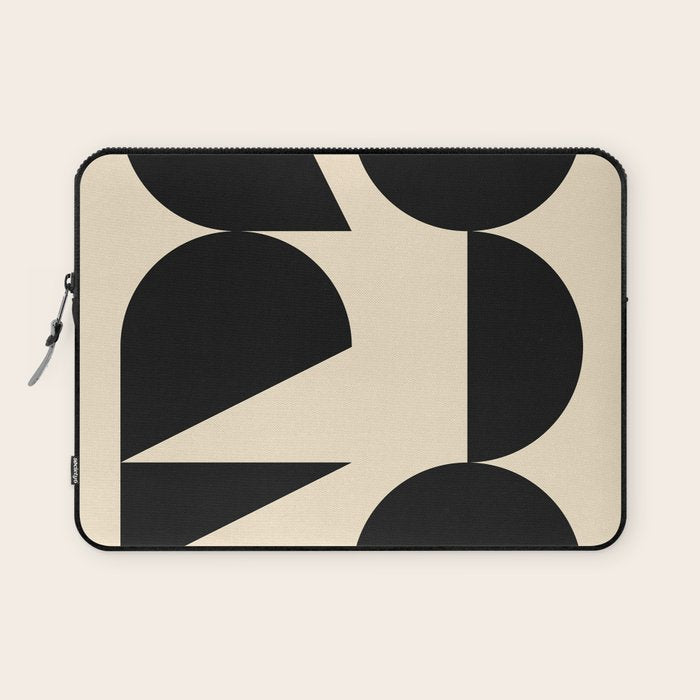 Modern geometric shapes 47 Laptop Sleeve Gallery Image 1