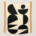 Modern geometric shapes 47 Wall Tapestry Gallery Image 4