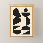 Modern geometric shapes 47 Mini Art Print Gallery Image 1