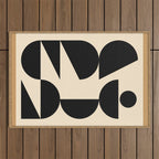 Modern geometric shapes 47 Outdoor Rug Gallery Image 1