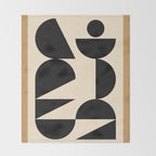Modern geometric shapes 47 Throw Blanket Gallery Image 2