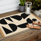 Modern geometric shapes 47 Outdoor Rug Gallery Image 2