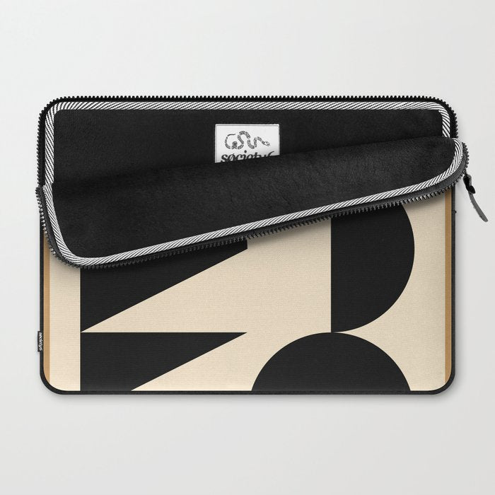 Modern geometric shapes 47 Laptop Sleeve Gallery Image 2