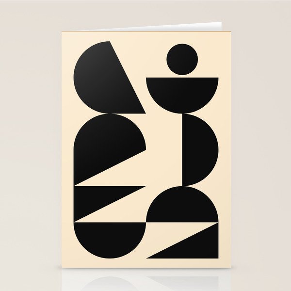 Modern geometric shapes 47 Stationery Card Gallery Image 1