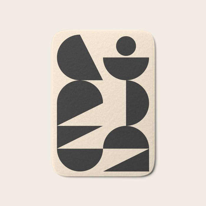 Modern geometric shapes 47 Bath Mat Gallery Image 1