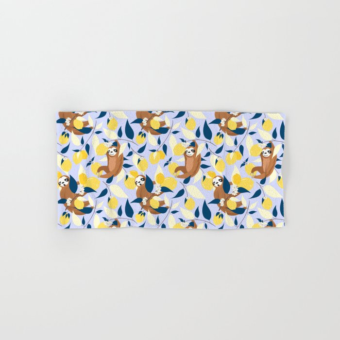 Sloth & Lemons Hangout Bath Towel Gallery Image 1