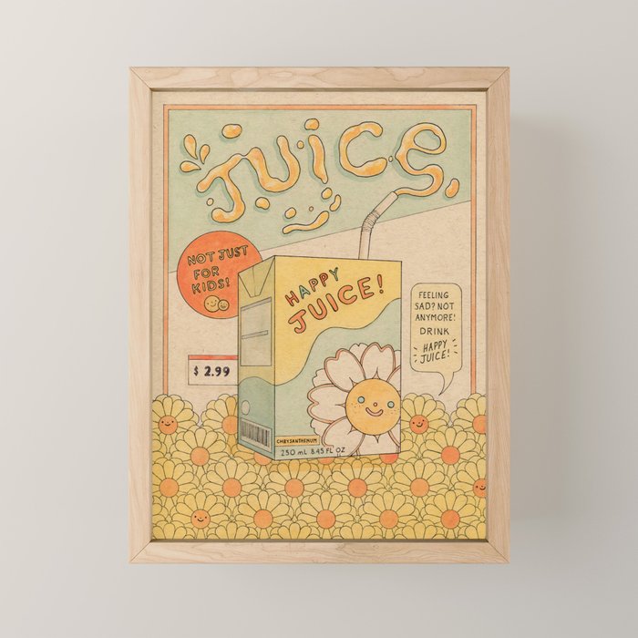 Happy Juice Mini Art Print Gallery Image 1
