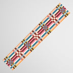 Woven Checks and Stripes Multicolored Table Runner Gallery Image 3