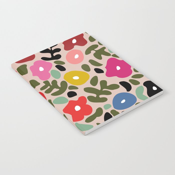 Flower meadow in muted colours Notebook Gallery Image 2