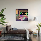 Moonrise Wood Wall Art Gallery Image 2