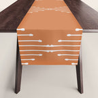Geo (Terracotta Orange) Table Runner Gallery Image 1