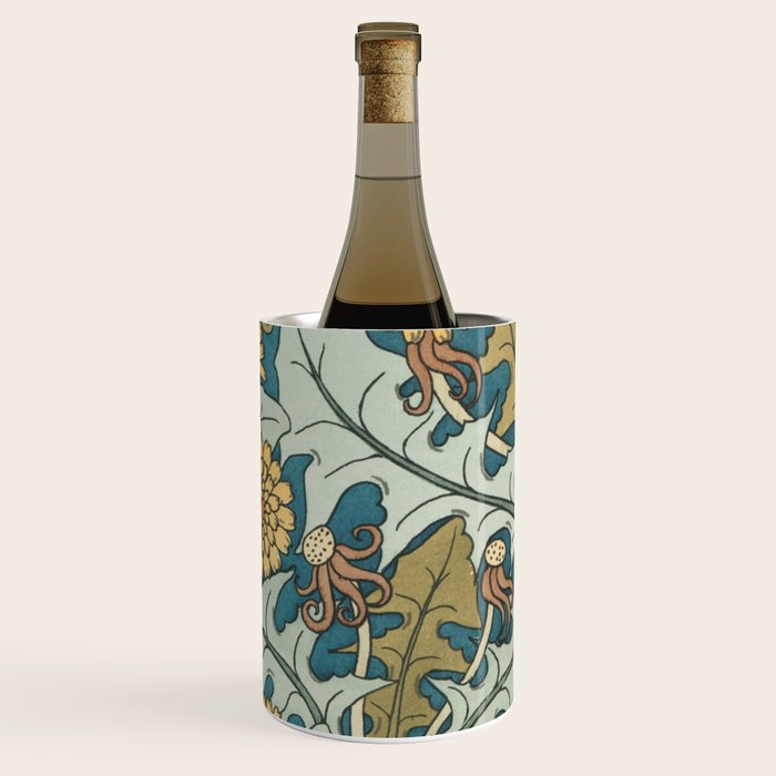 Art Nouveau Dandelion Pattern Wine Chiller Gallery Image 2