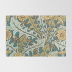 Art Nouveau Dandelion Pattern Rug Gallery Image 2