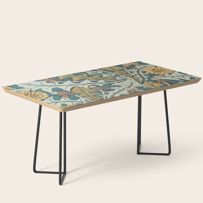 Art Nouveau Dandelion Pattern Coffee Table Gallery Image 1