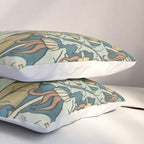 Art Nouveau Dandelion Pattern Pillow Sham Gallery Image 3