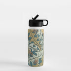 Art Nouveau Dandelion Pattern Water Bottle Gallery Image 1