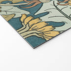 Art Nouveau Dandelion Pattern Welcome Mat Gallery Image 2