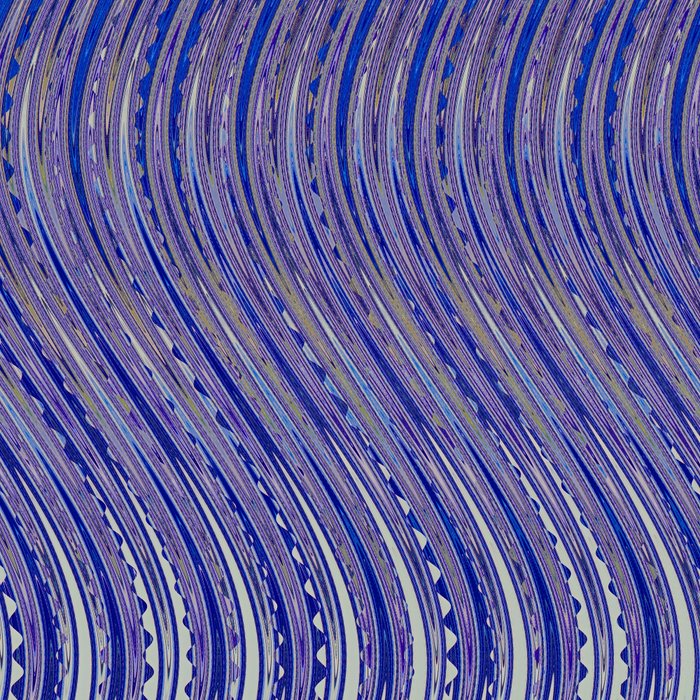 Electric Indigo Wave Symphony Coffee Mug Gallery Image 2