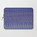 Electric Indigo Wave Symphony Laptop Sleeve Gallery Image 1